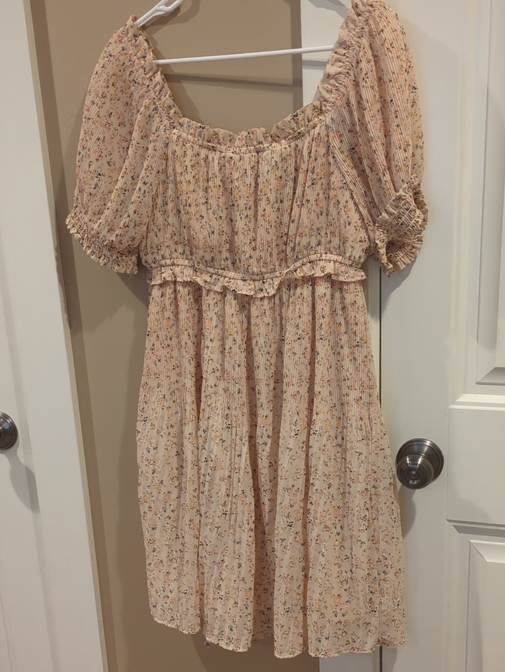 On/Off Shoulder Summer Midi Dress